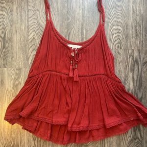 Forever 21 Maroon Tank Top